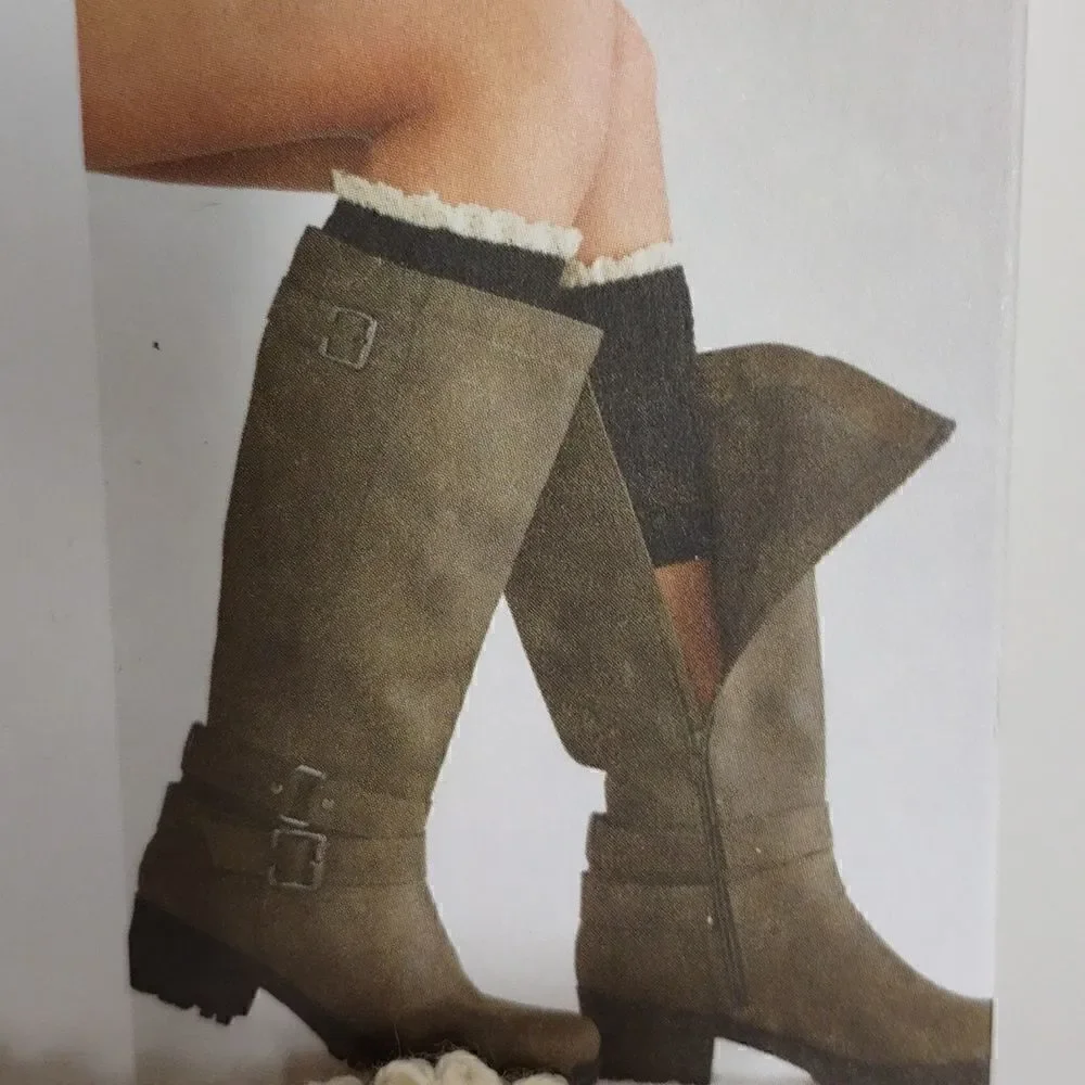 Sonoma Knit & Lace Boot Topper